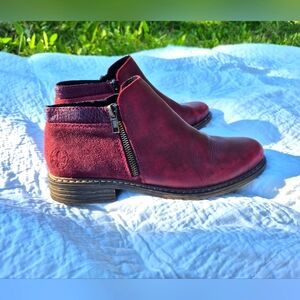 Reiker Ankle Boots Size 39 Red